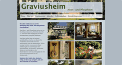 Desktop Screenshot of graviusheim.de