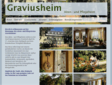 Tablet Screenshot of graviusheim.de